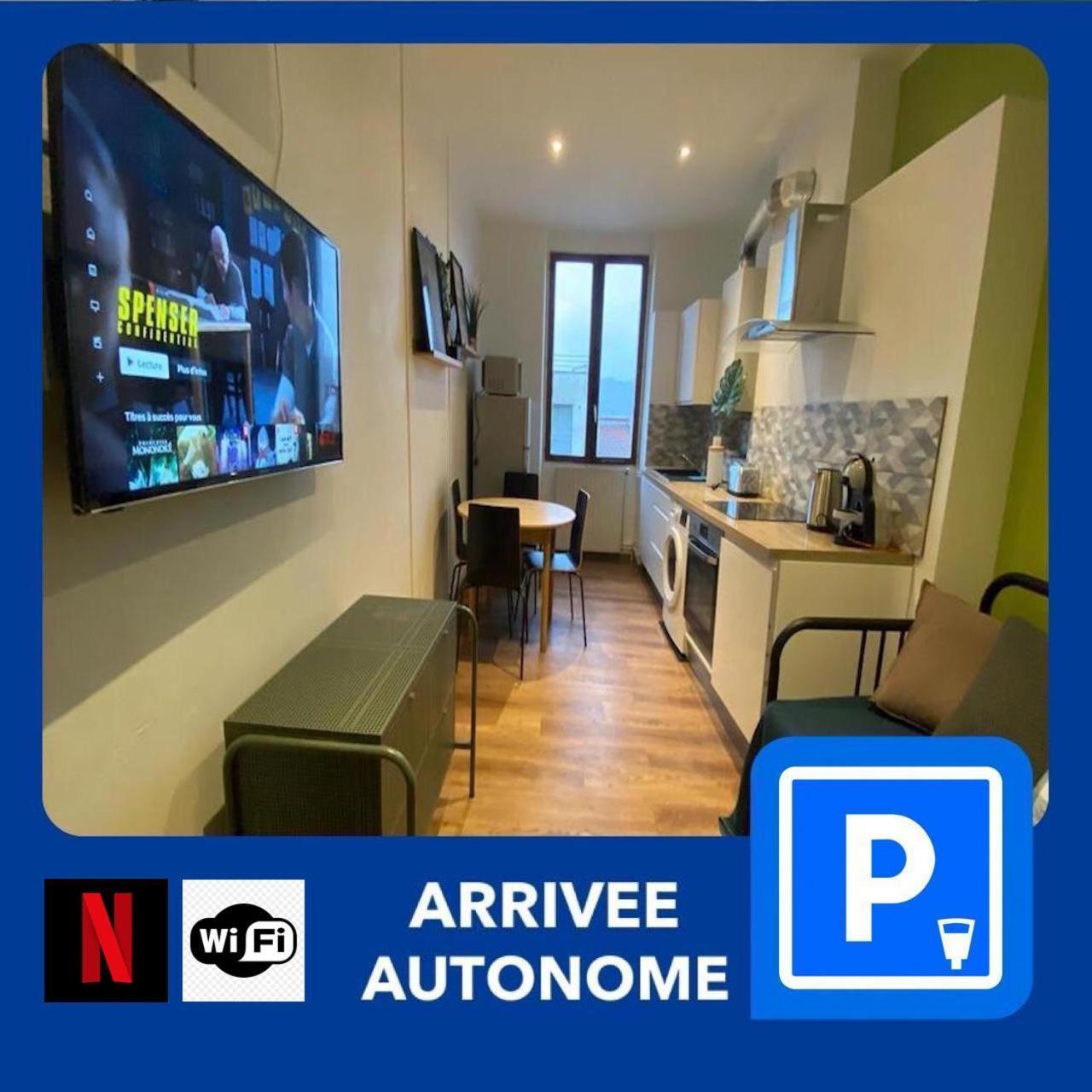 012 Chic & Cosy F2 34M2 Hypercentre Wifi Smart Tv Netflix Apartment Saint-Etienne  Exterior photo